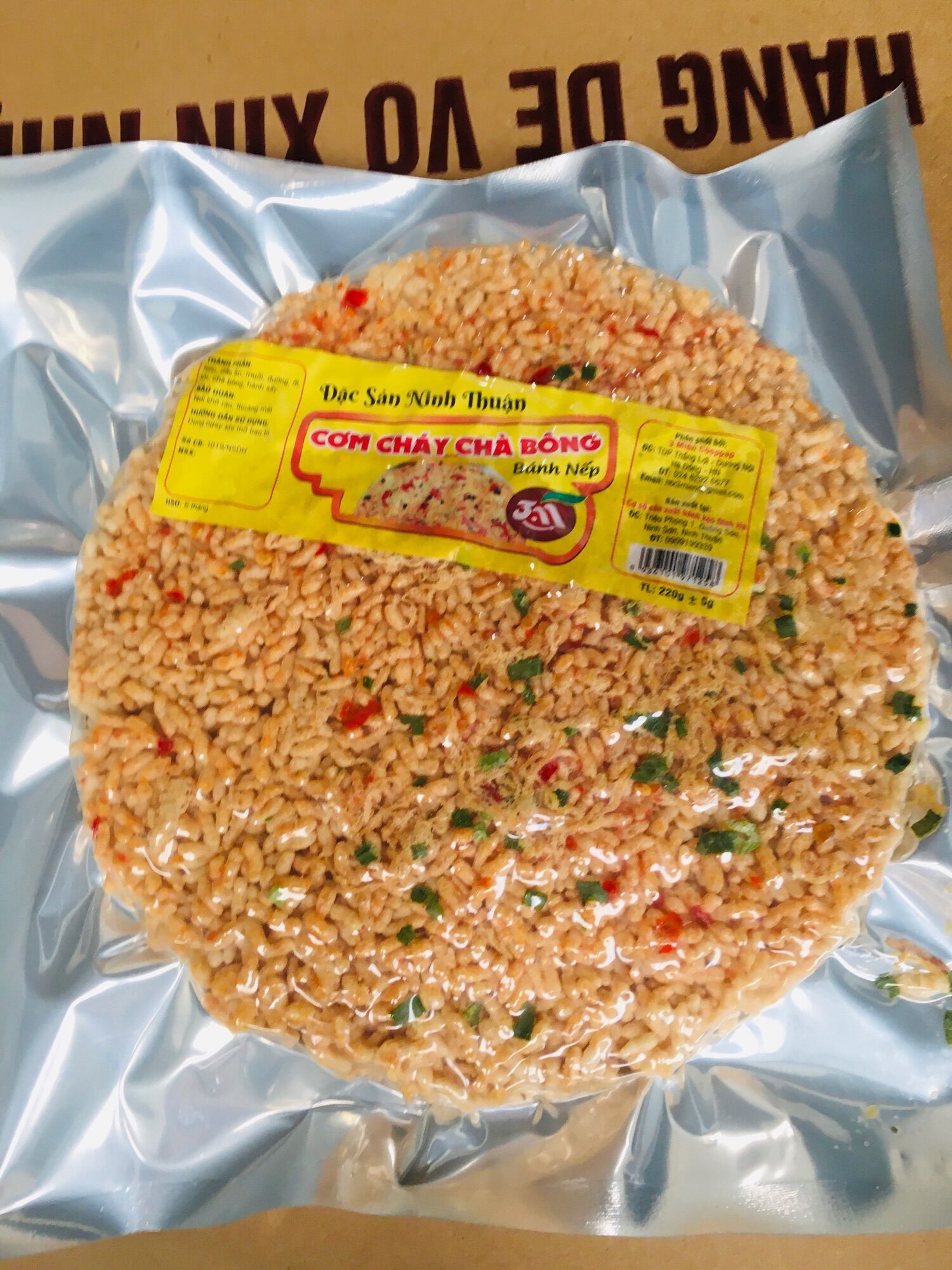 Cơm cháy ruốc ăn liền 200g thương hiệu 3 Miền Việt