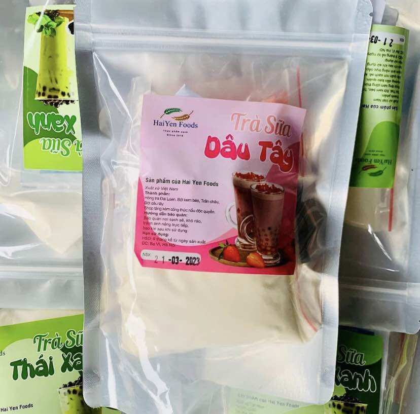 Set nguyên liệu trà sữa trân châu