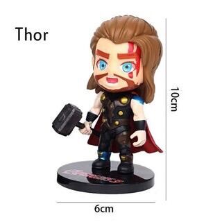 Mô Hình Nhân Vật Chibi Biệt Đội Siêu Anh Hùng Marvel - Cao 10cm