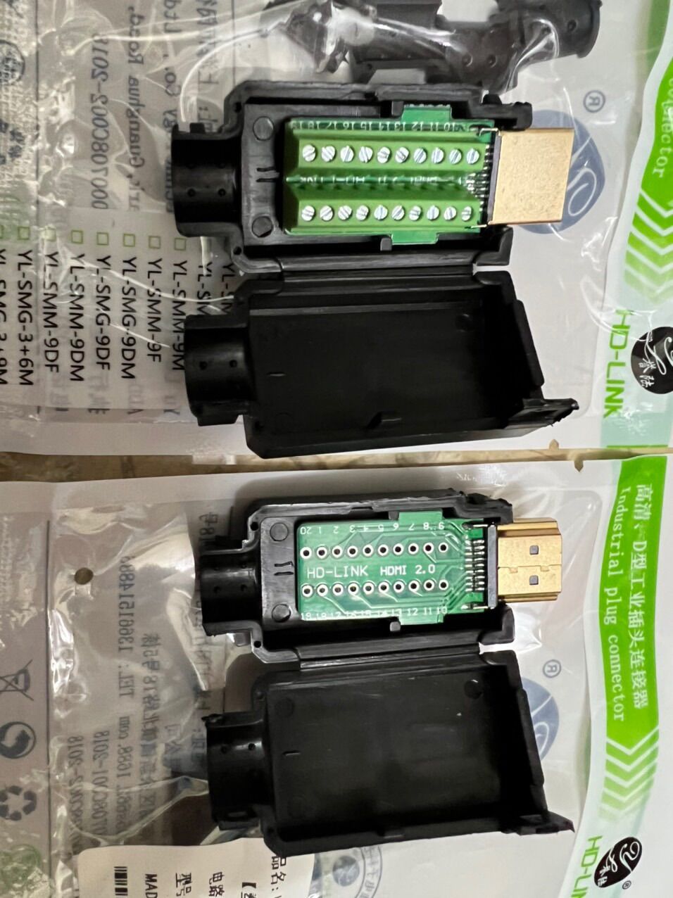 Đầu jack HDMI hàn kèm vỏ  - đơn giá 1 chiếc