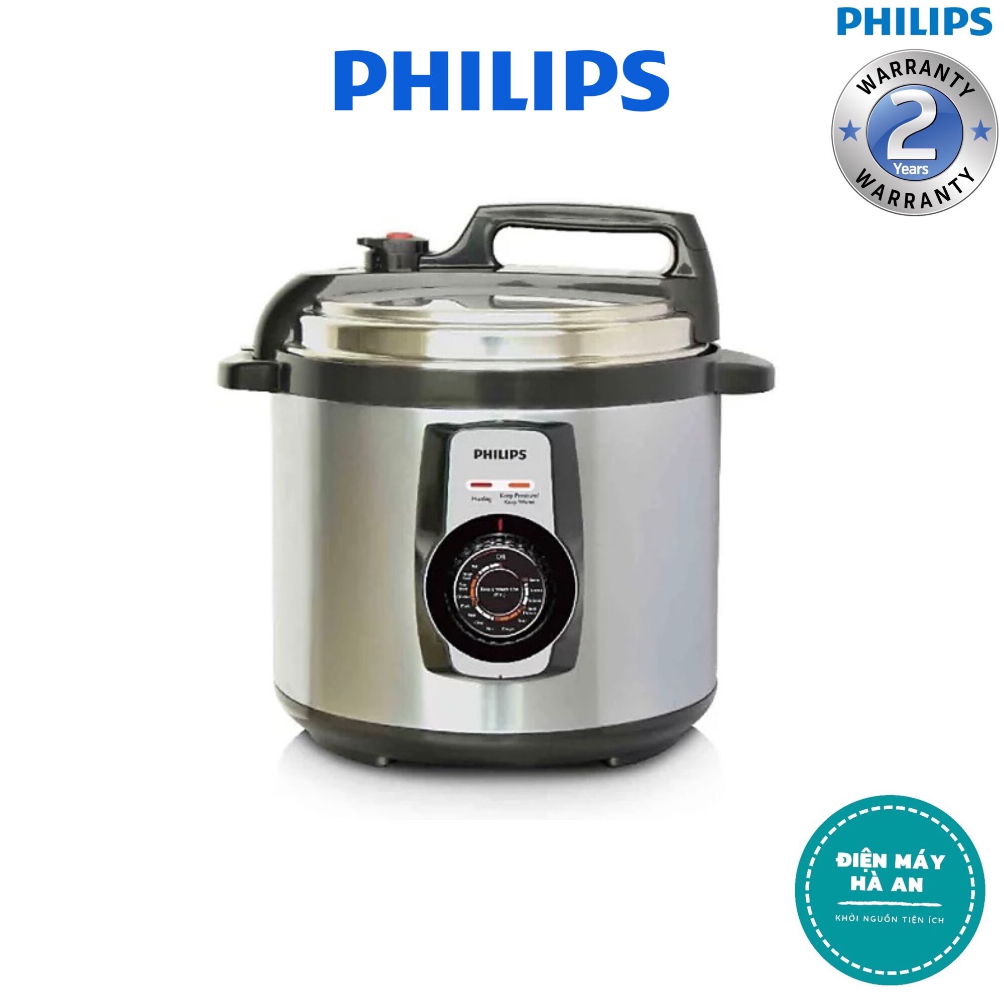 Nồi áp suất điện philips hd2103 /66 - 5l - hàng chính hãng - bảo hành 24 tháng
