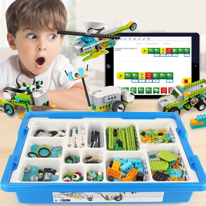 Wedo 2.0 giáo dục functionsparts tương thích 45300 Core Set khối xây dựng tự làm đồ chơi giáng sinh Quà Tặng