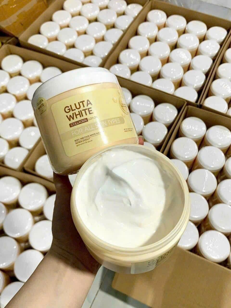 Kem Ủ Trắng Gluta White 600gr Thái Lan ( hỗ trợ làm trắng da toàn thân )