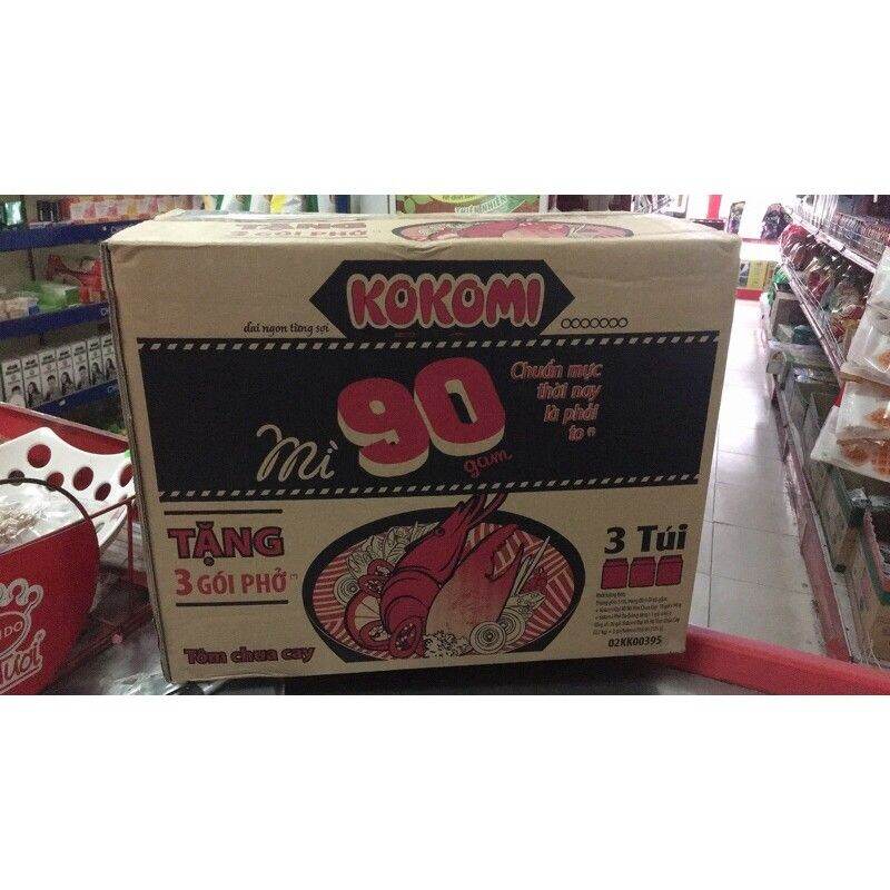 Thùng 30 gói mì kokomi đại 90