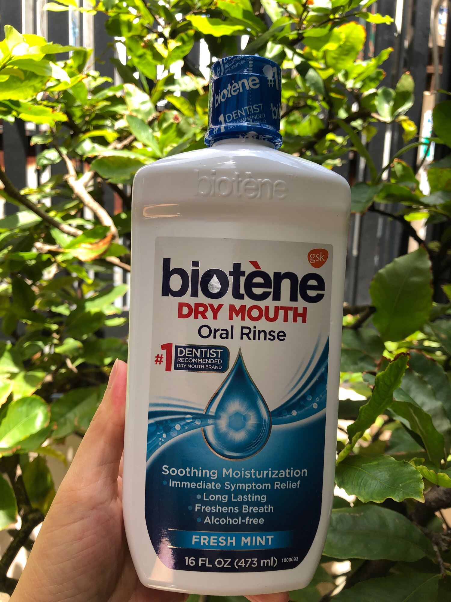 Nước súc miệng Biotene Dry Mouth Oral Rinse hàng Mỹ, chai 473ml thumbnail