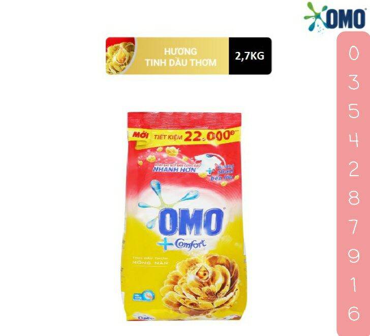 Bột giặt OMO 2,9Kg / 2,7kg Comfort