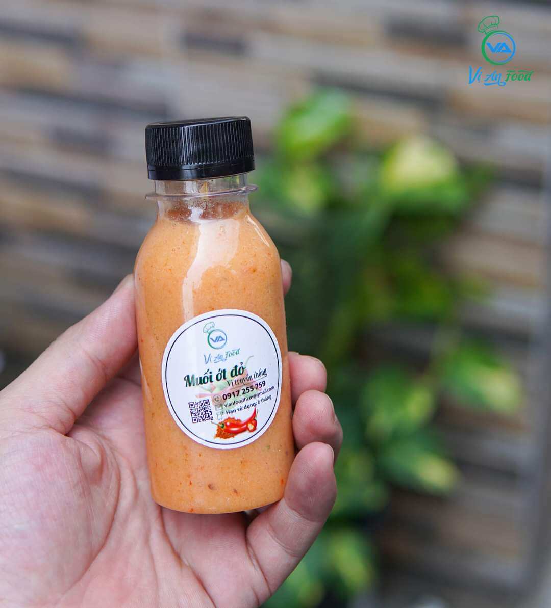 Muối ớt đỏ 150g dùng chấm gà hải sản