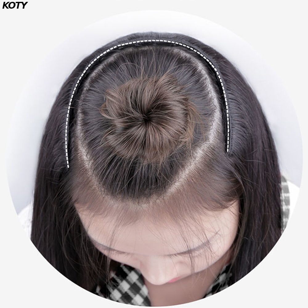 [ HÌNH THẬT ] - TÓC GIẢ KẸP CHỮ U 3/4 XOĂN U001