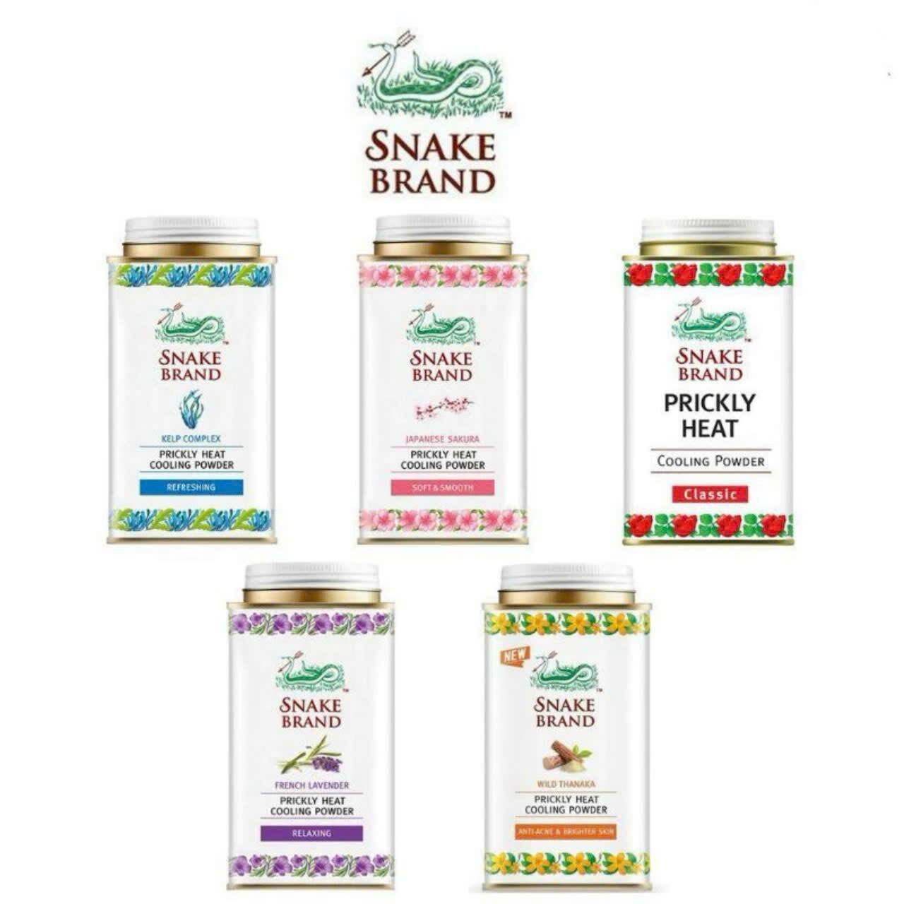 1 Chai Phấn Lạnh Khử Mùi Snake Brand Thái Lan