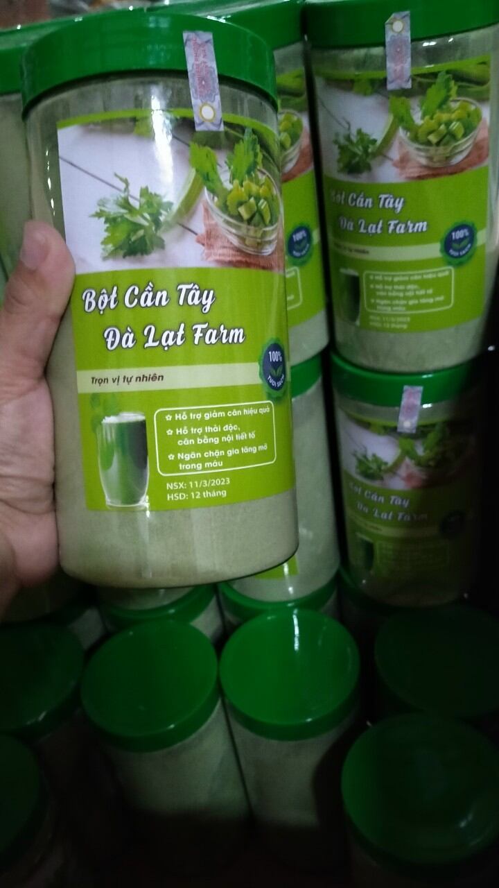 Bột cần tây giảm mỡ bụng 75k/1 hộp 500g