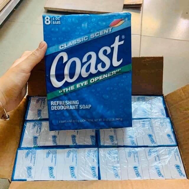 (Mẫu mới) XÀ BÔNG COAST MỸ BÁN LẺ (1 CỤC 113G)