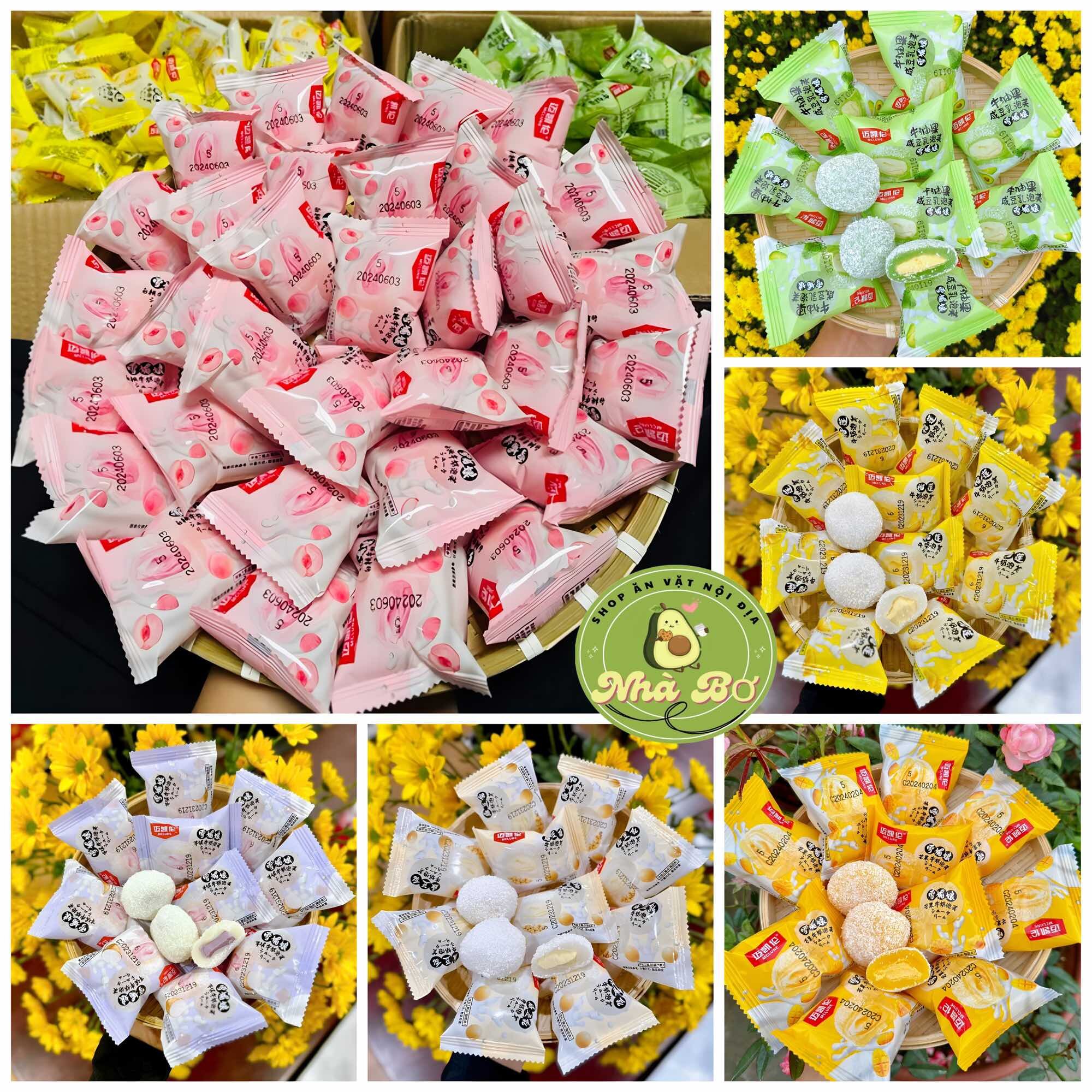 Bánh mochi nhân kem sữa có 6 vị siêu ngon,thơm béo