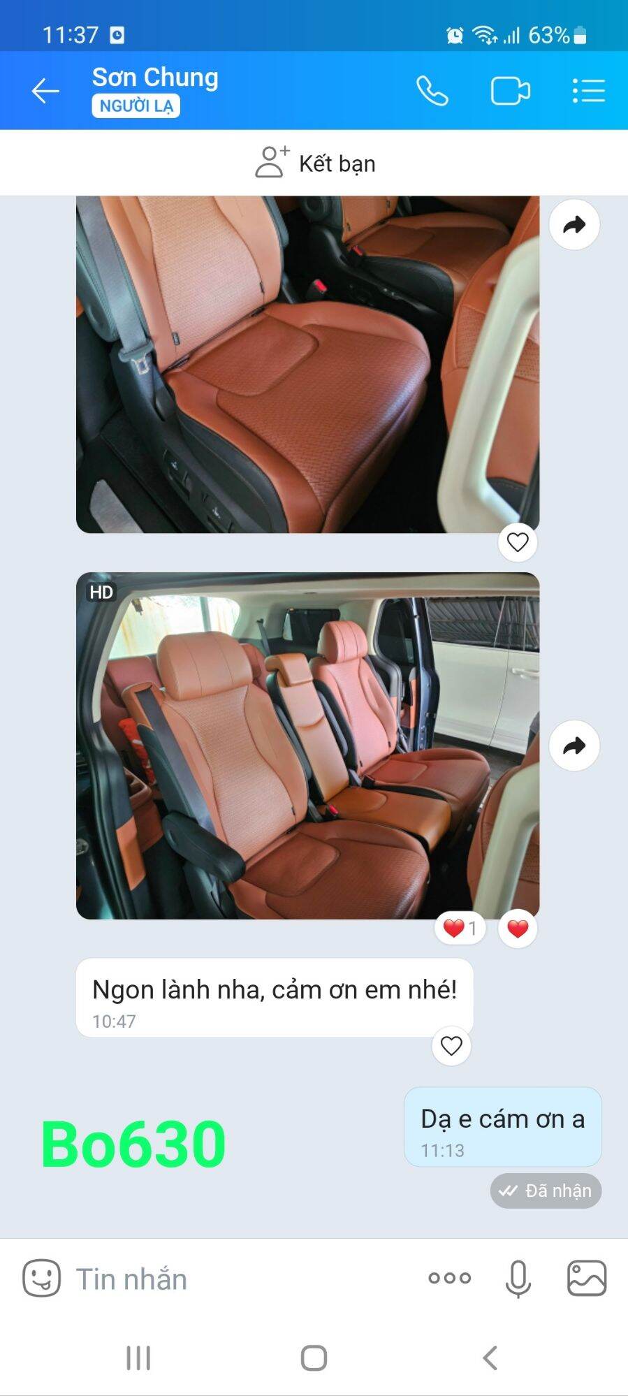 Ghế phụ (ghế giữa, ghế sub) xe Carnival