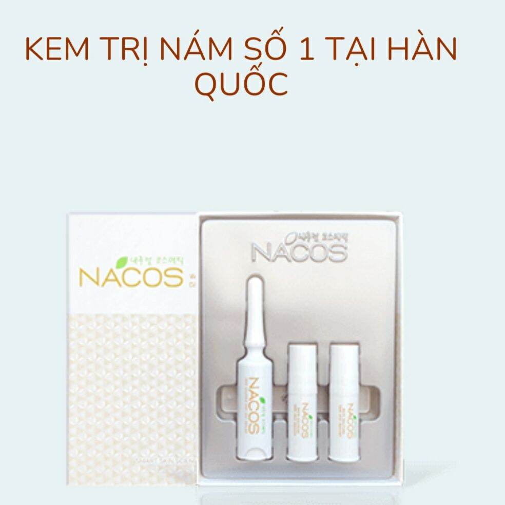 3 tuýp Kem đánh bay nám Nacos White Solution nhập khẩu Hàn Quốc