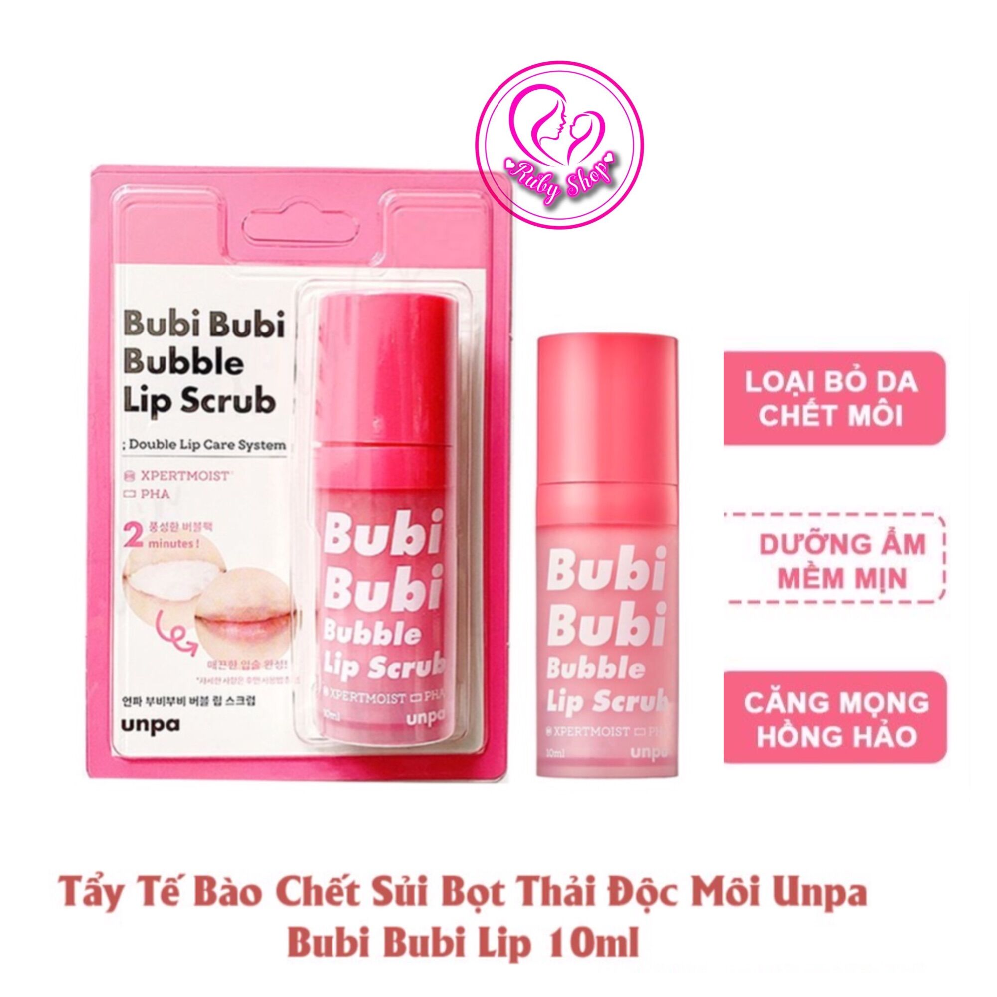 Tẩy tế bào chết sủi bọt Bubi Bubi Hàn Quốc tuýt 12ml