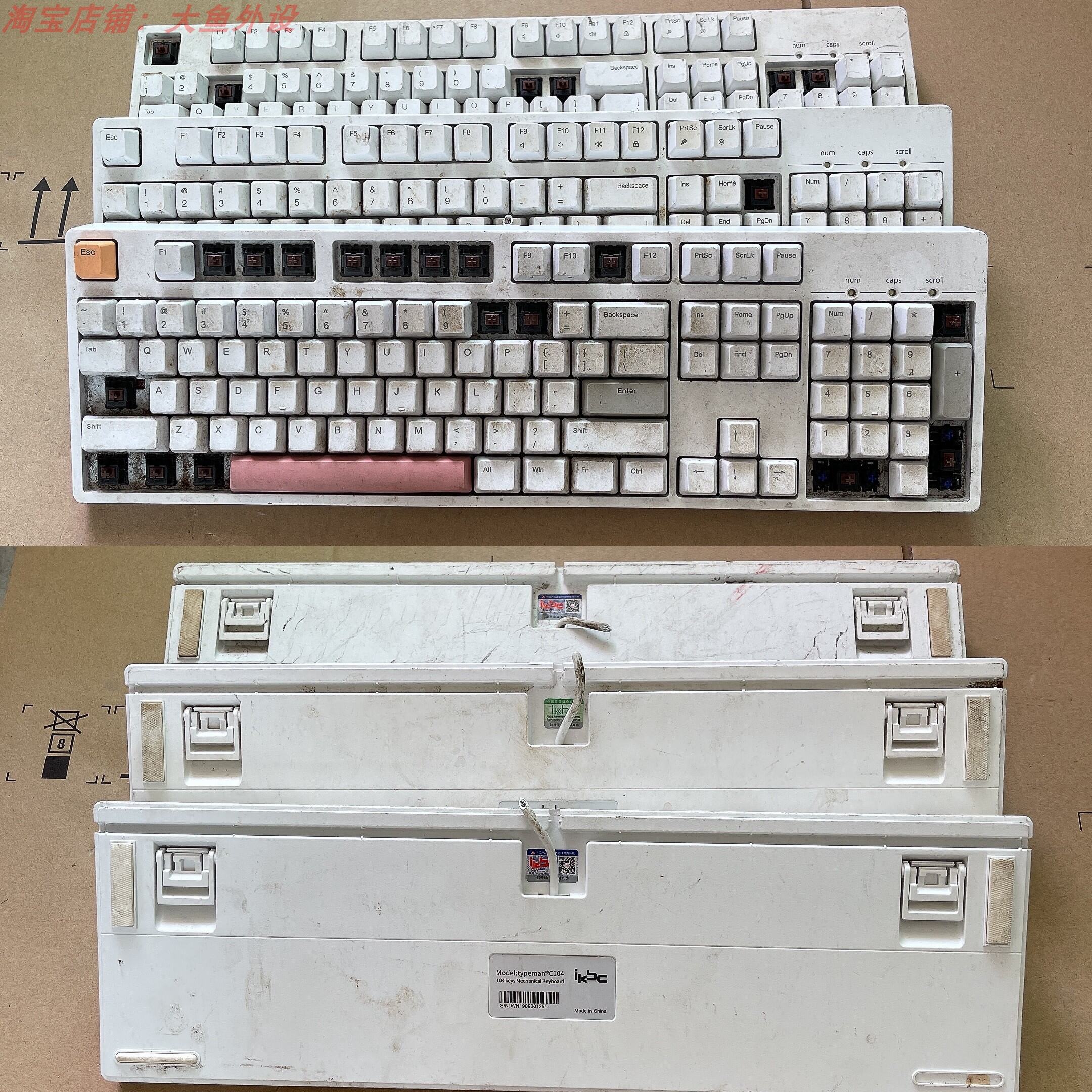 Ikbc Bàn Phím Cơ Bluetooth Chế Độ Kép Không Dây 2.4g Im Lặng Diy Tùy Chỉnh Máy Tính Trong Nước Thiết