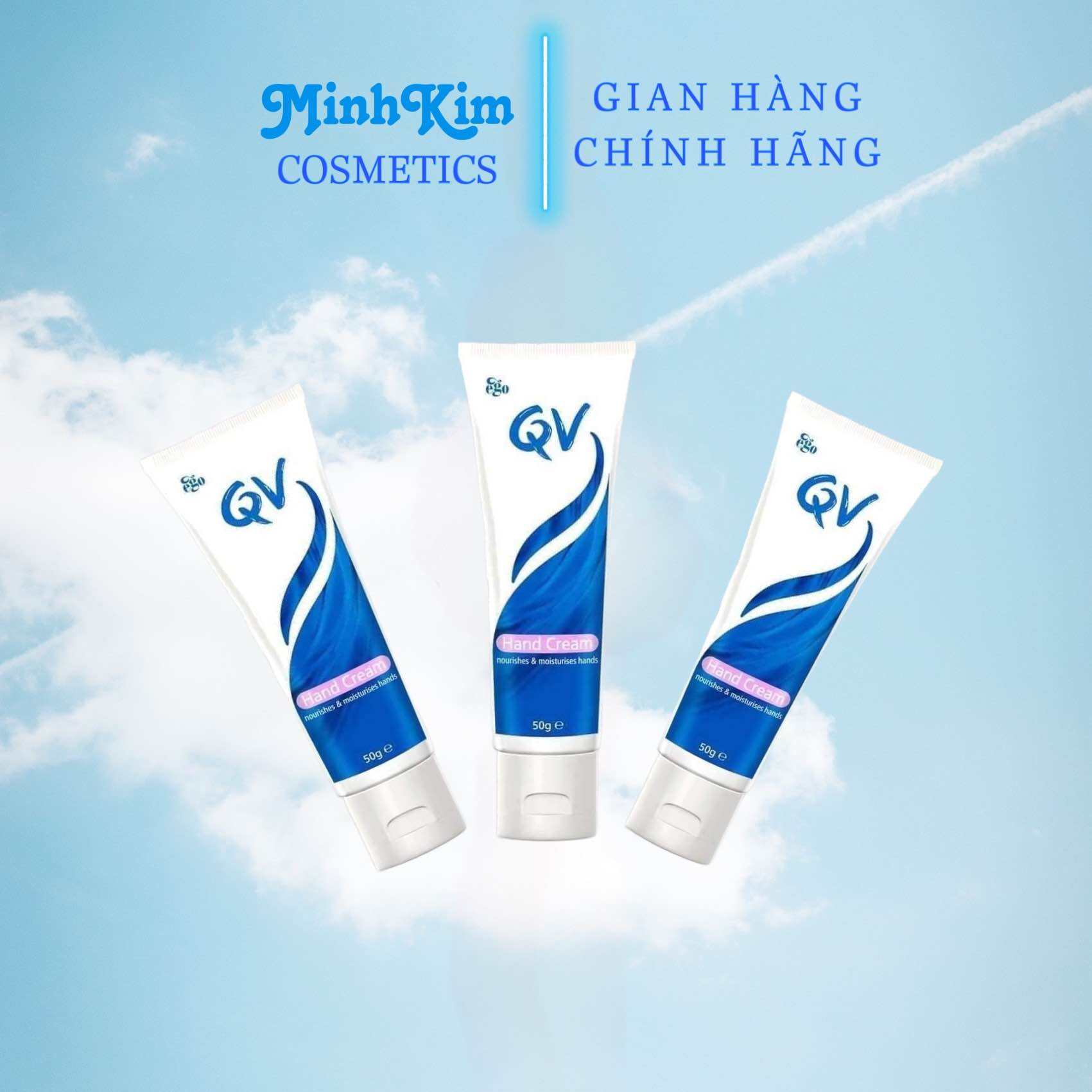 Kem Dưỡng Da Tay QV Hand Cream, chống nặng nhẹ spf15+ 50gr-giảm nứt nẻ