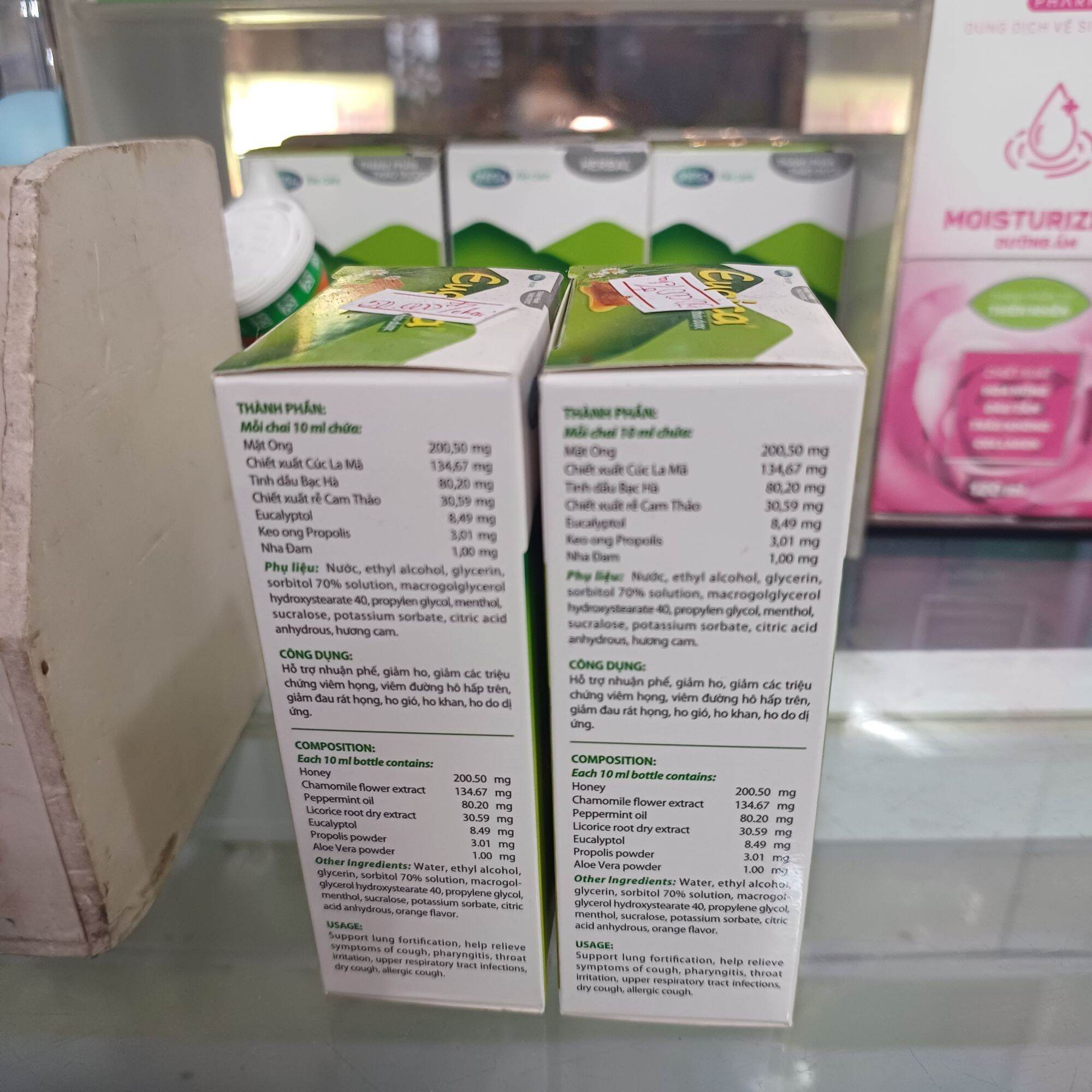 xịt họng eugica