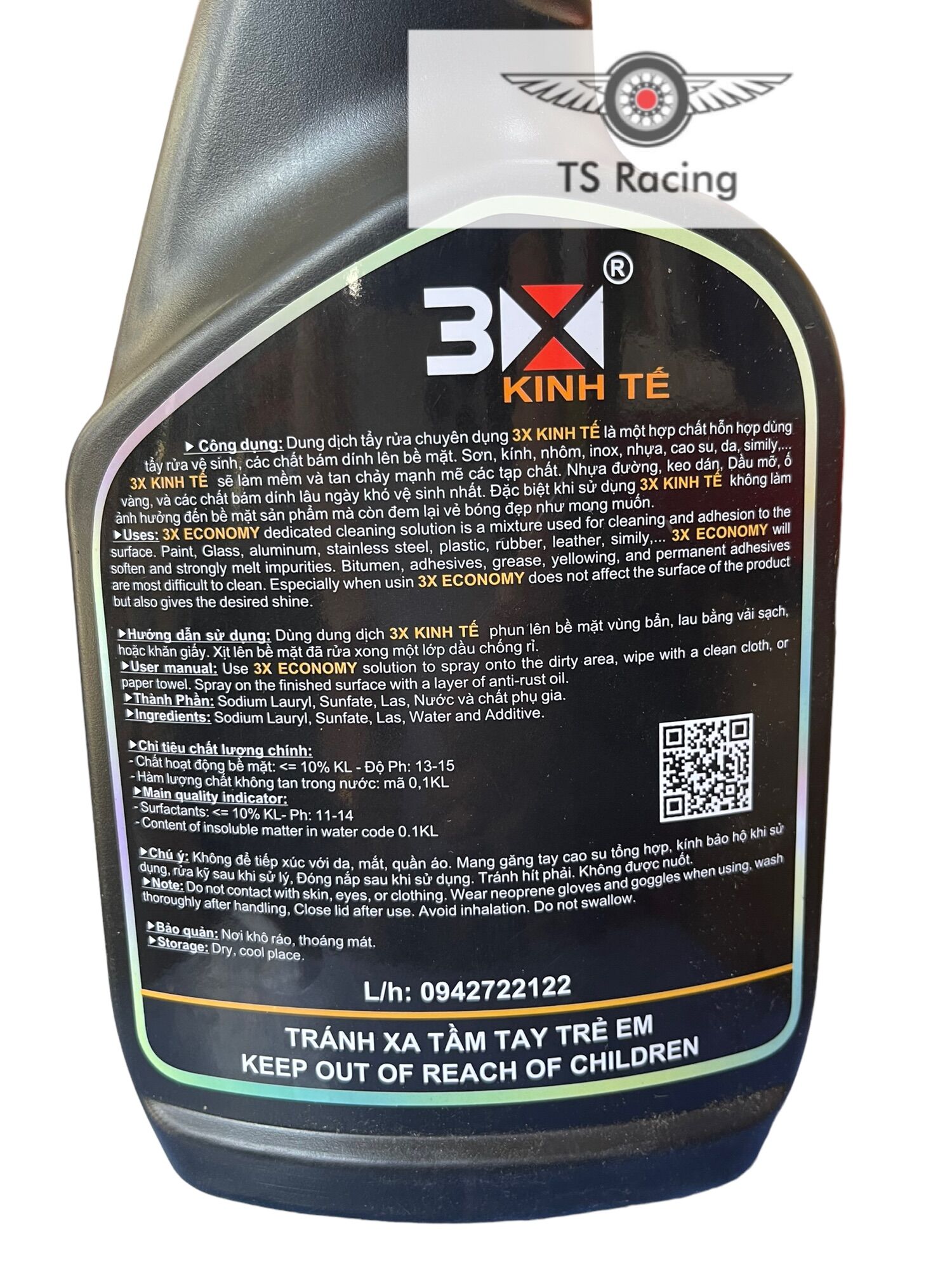 Dung dịch tẩy rửa đa năng 3x super clean 1L