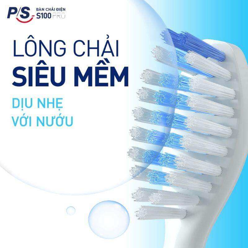 Bàn chải điện P/S S100 màu xanh