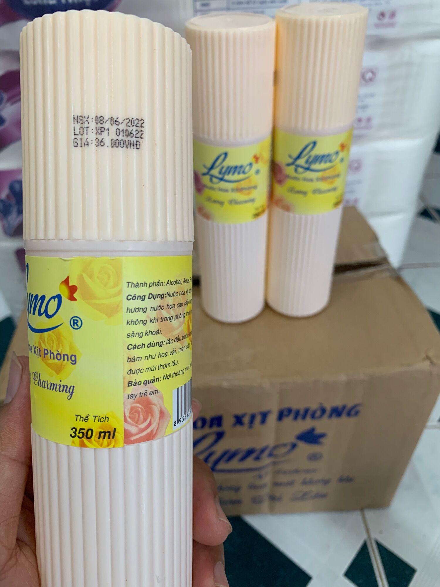 NƯỚC HOA XỊT PHÒNG LYMO 350ml