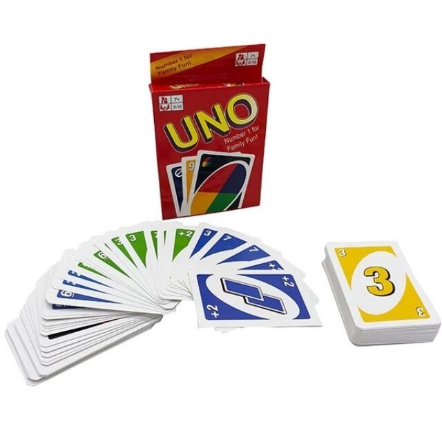 2 bộ bài UNO giấy cao cấp