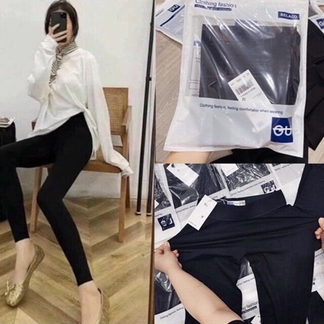 Quần legging nữ, quần legging ôm, quần legging cạp cao nâng mông, cạp bản to chất cotton co giãn không bai không nhão không xù