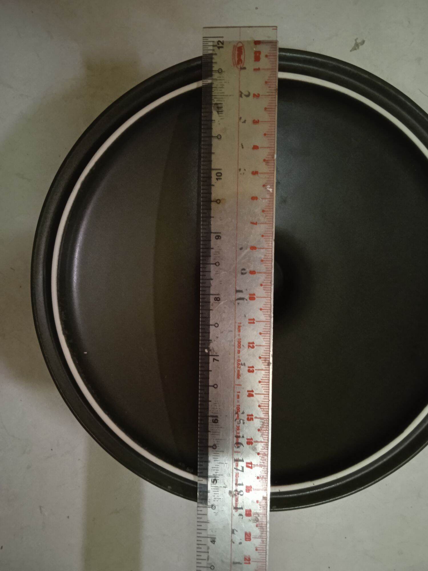 Nắp nồi sứ dưỡng sinh Minh Long 19cm) (dùng nồi vesta 3lit, vành tròn 2.2 lít)