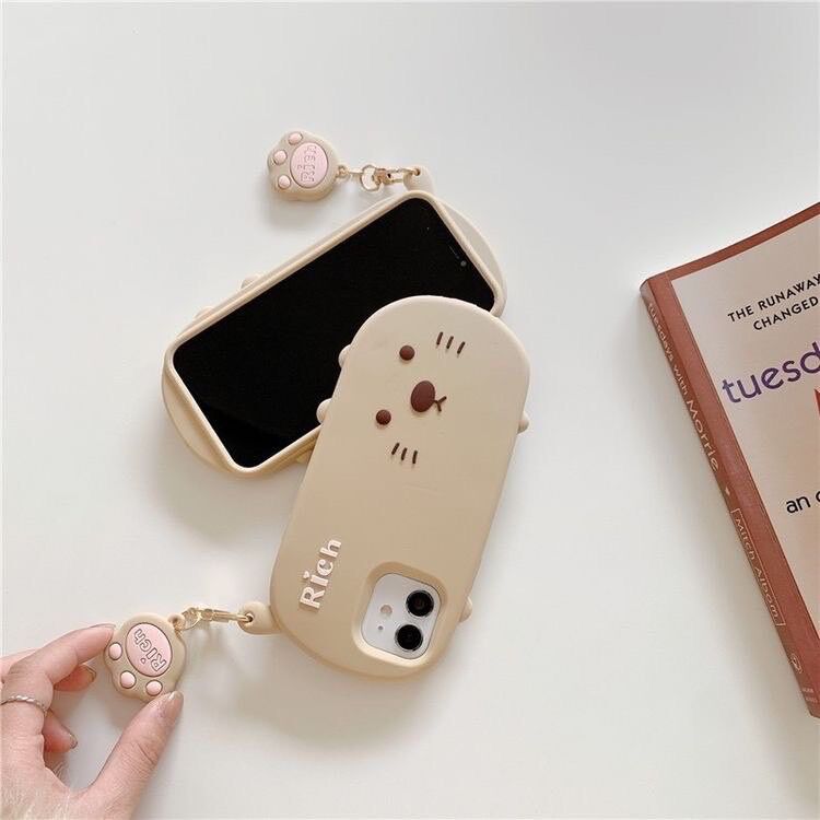[HCM]Ốp lưng Iphone Full Viền Mèo Silicon