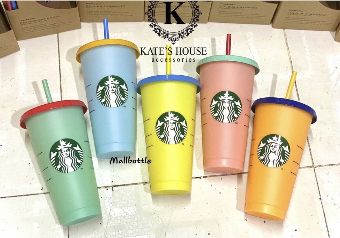 Ly nhựa đổi màu Starbuck - Hàng chính hãng