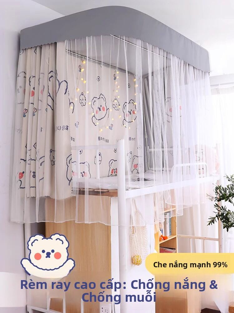 [Thick Strong Light-Blocking U-Shaped Track Bed Curtain Mosquito Net 1-Piece Rail Fabric,Thick Strong Light-Blocking U-Shaped Track Bed Curtain Mosquito Net 1-Piece Rail Fabric,] Giá  844,000 Đồng*Miễn phí vận chuyển
