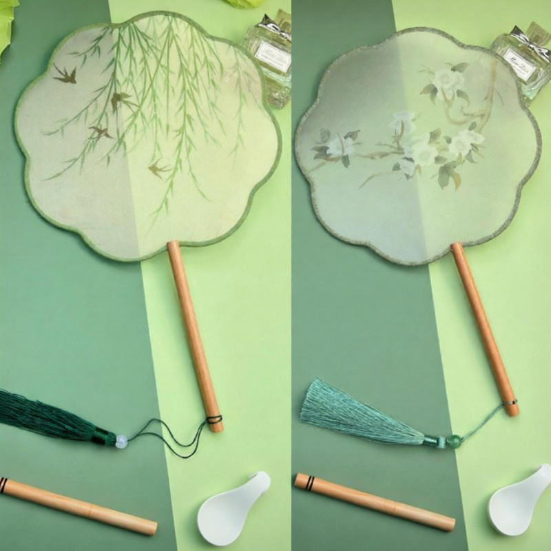 Quạt Múa Đạo Cụ Phong Cách Trung Quốc