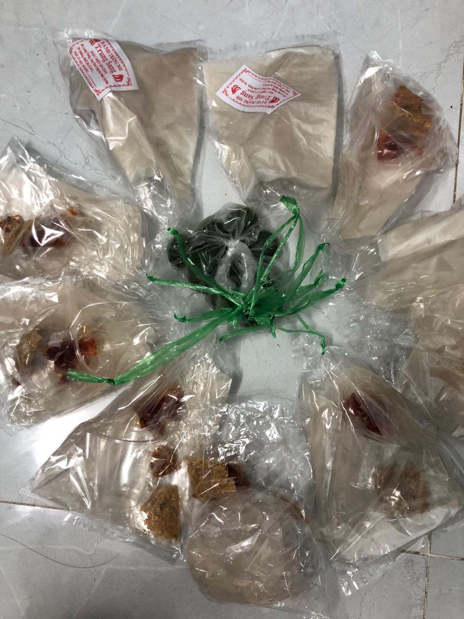 Xâu 10 bịch - Bánh tráng sate muối + tắc + sa tế, chấm hoặc vò