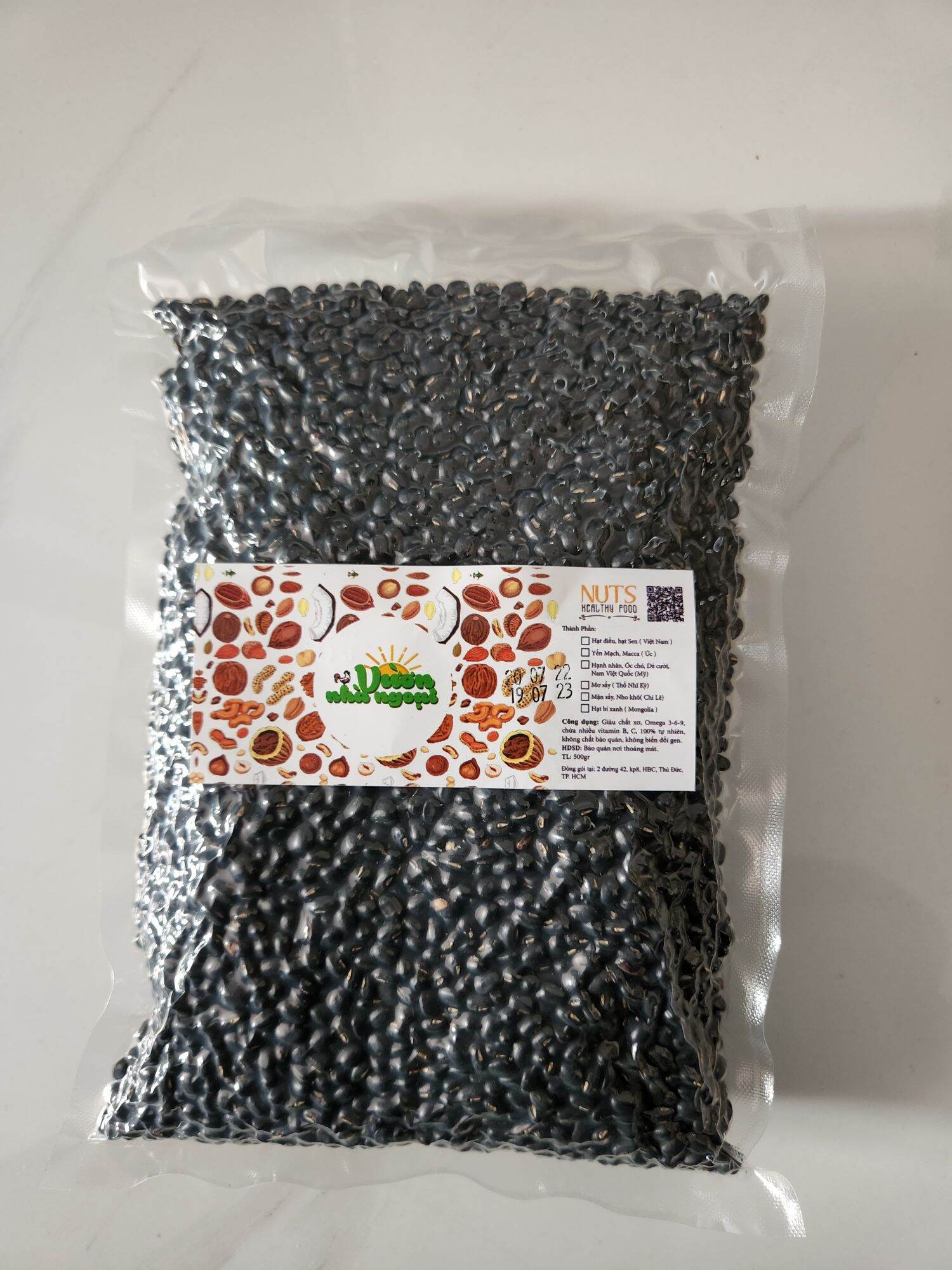 Đậu đen xanh lòng/đậu xanh 1kg