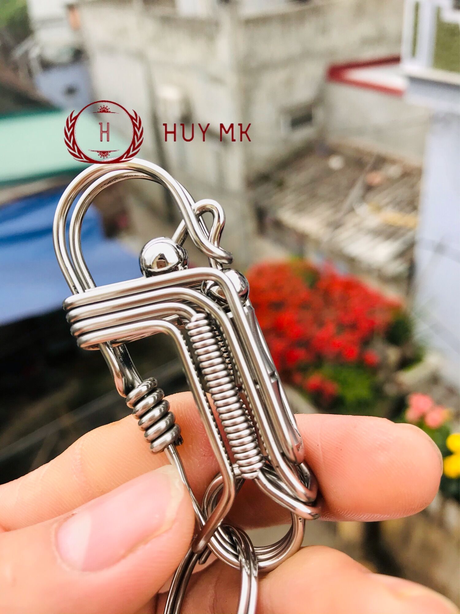 móc khóa thủ công TRÚC QUÂN TỬ