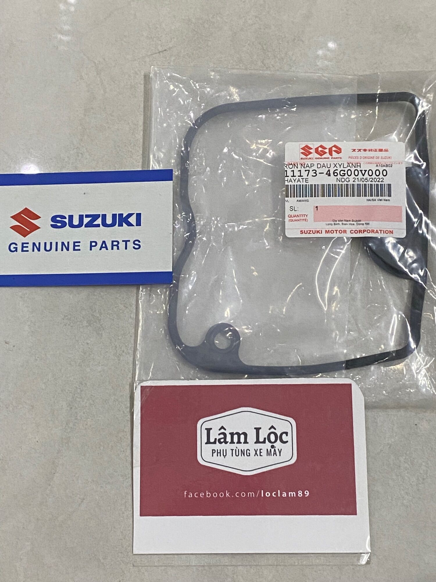 Ron nắp đầu quy lát hayate impulse 125 suzuki chính hãng