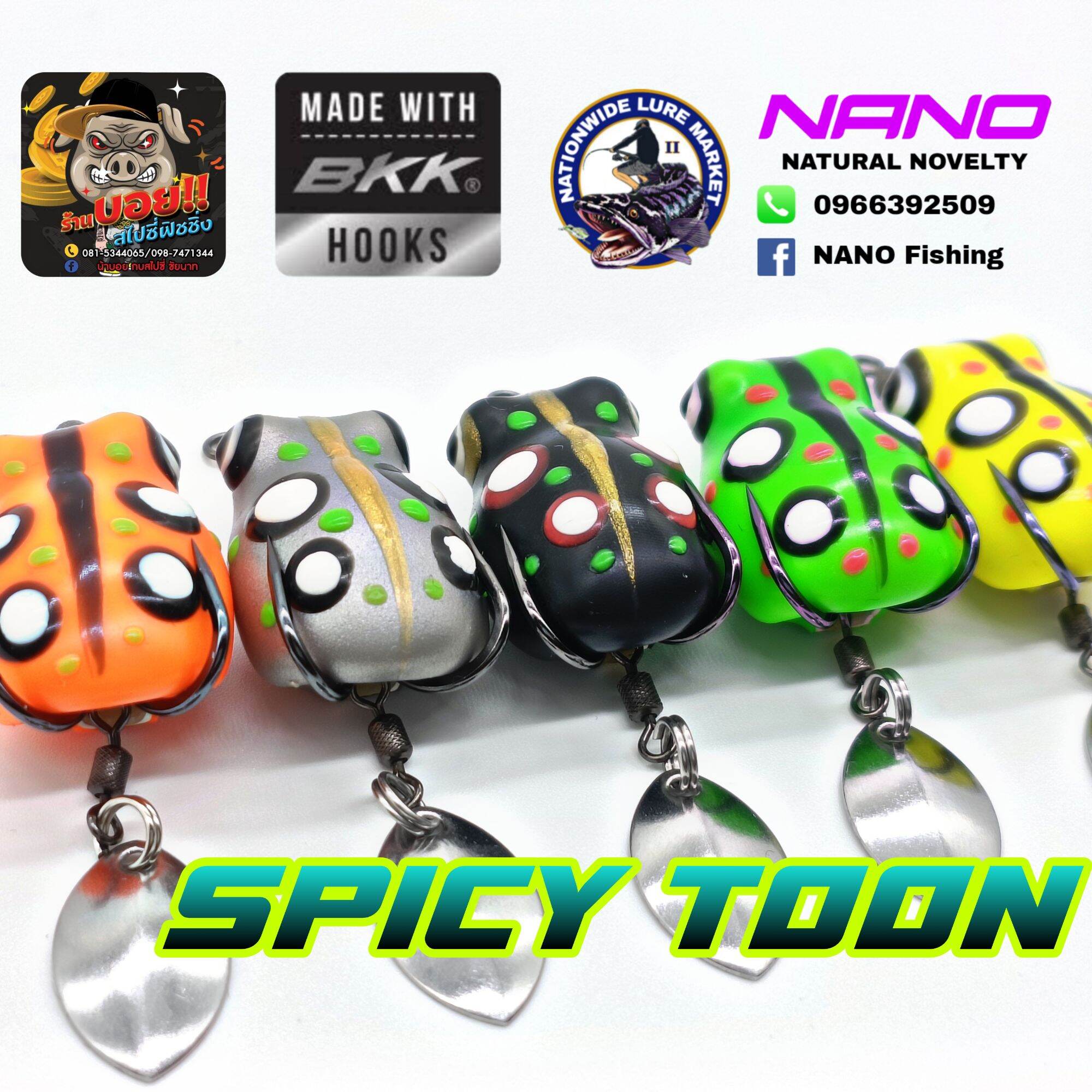 Mồi Câu SPICY TOON V1 ThaiLand 3cm 6.5gr