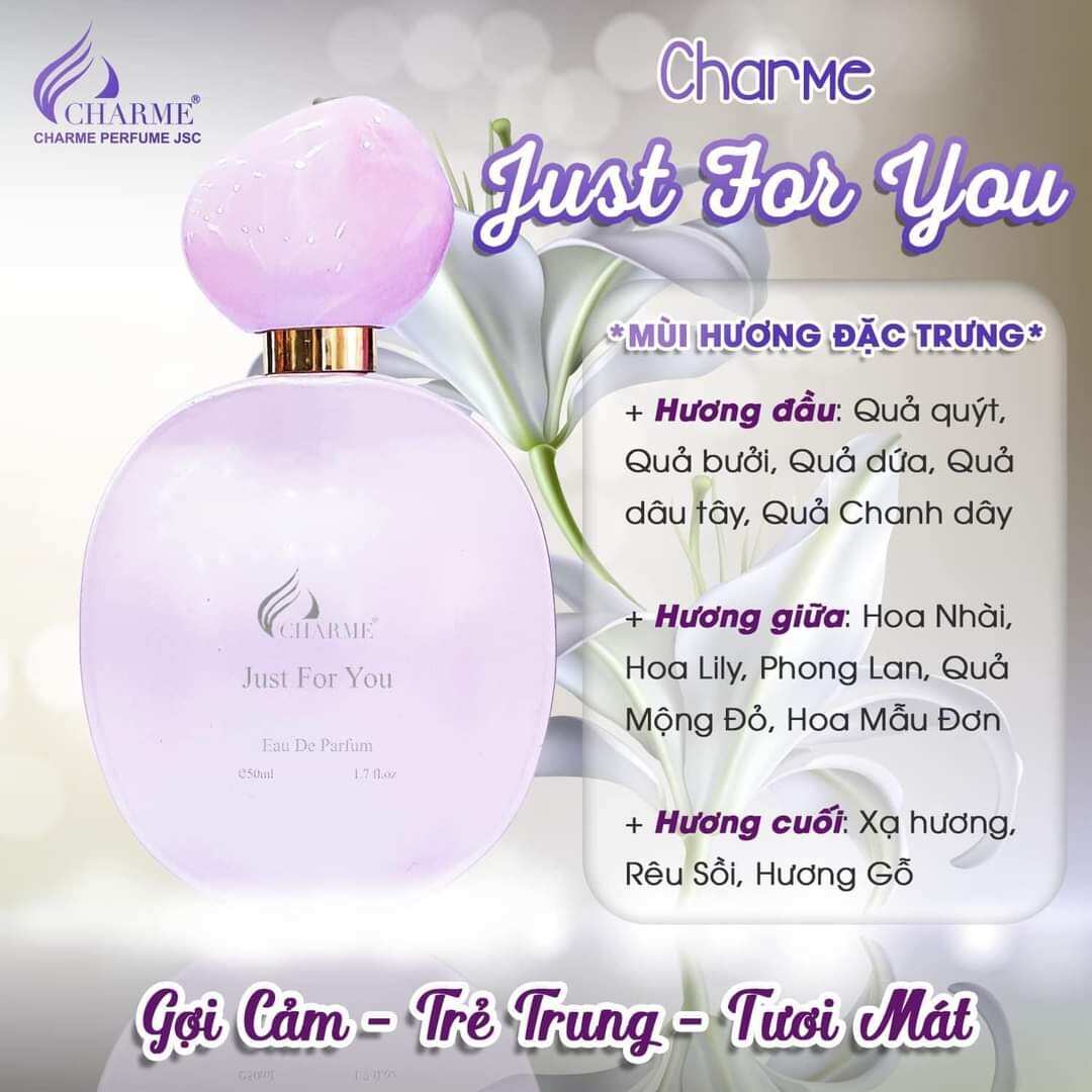 Nước Hoa Nữ Charme Just For You 50ml