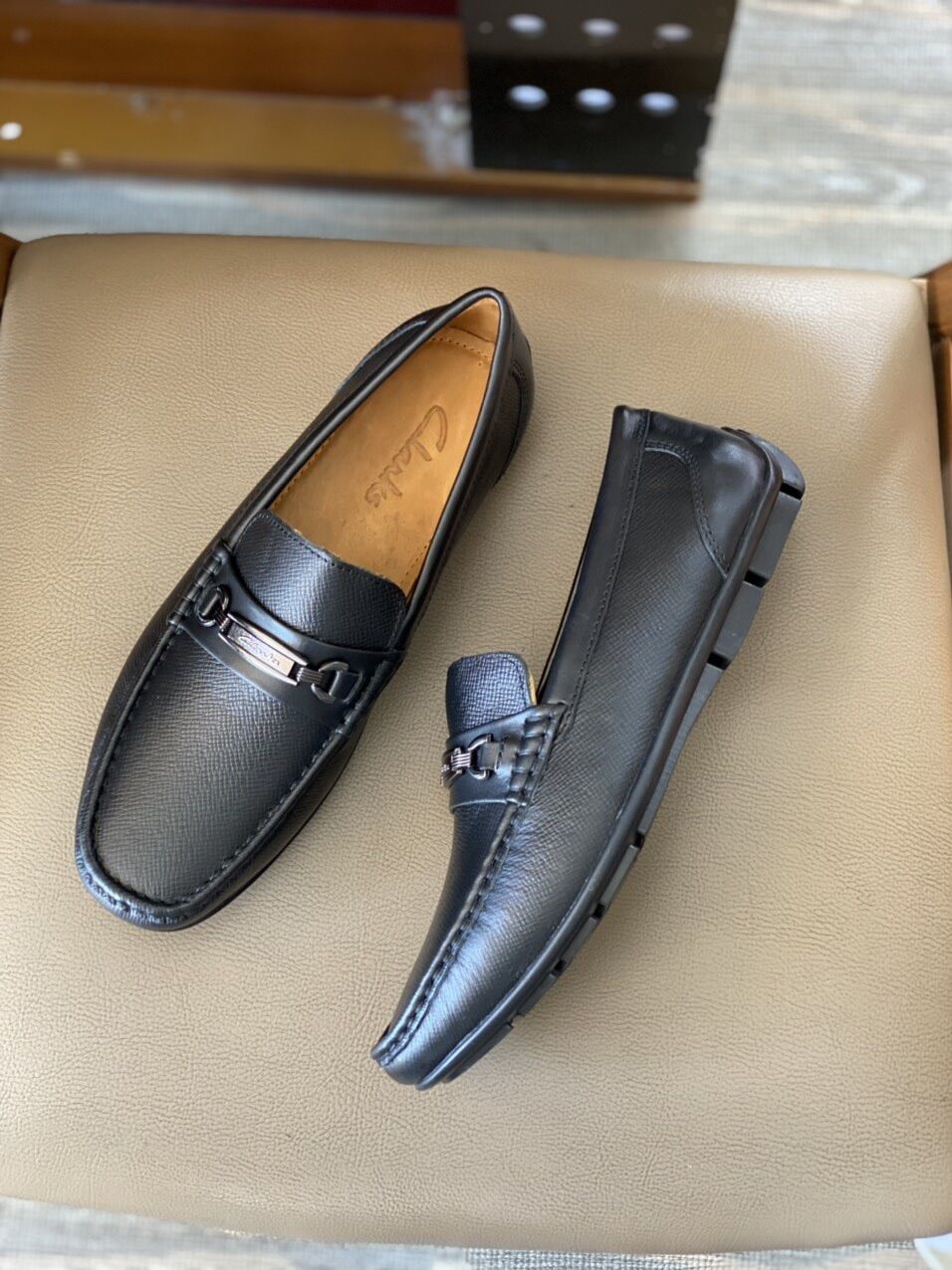 Giày mọi clarks da thật