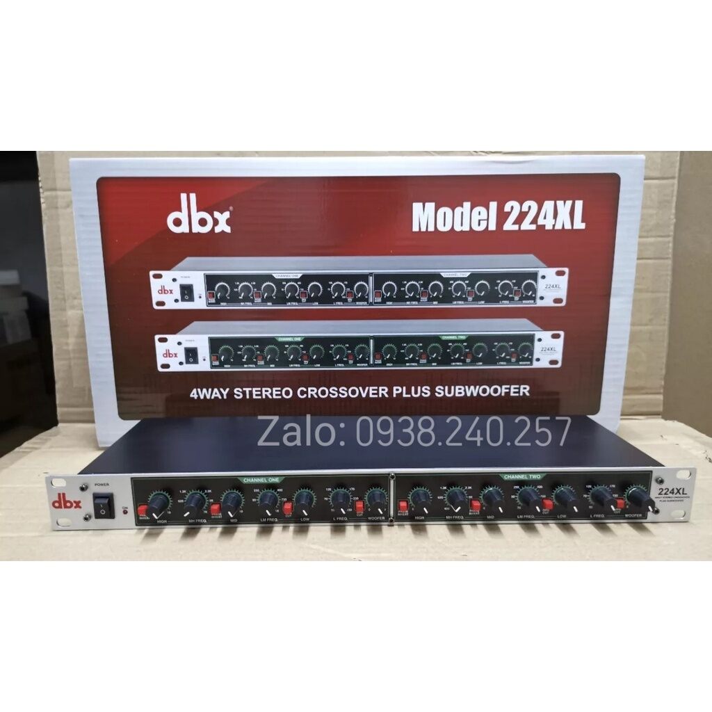 [DBX LOẠI 1]Phân tần crossover dbx cắt sub cực hay bảo hành 12 tháng hàng cao cấp