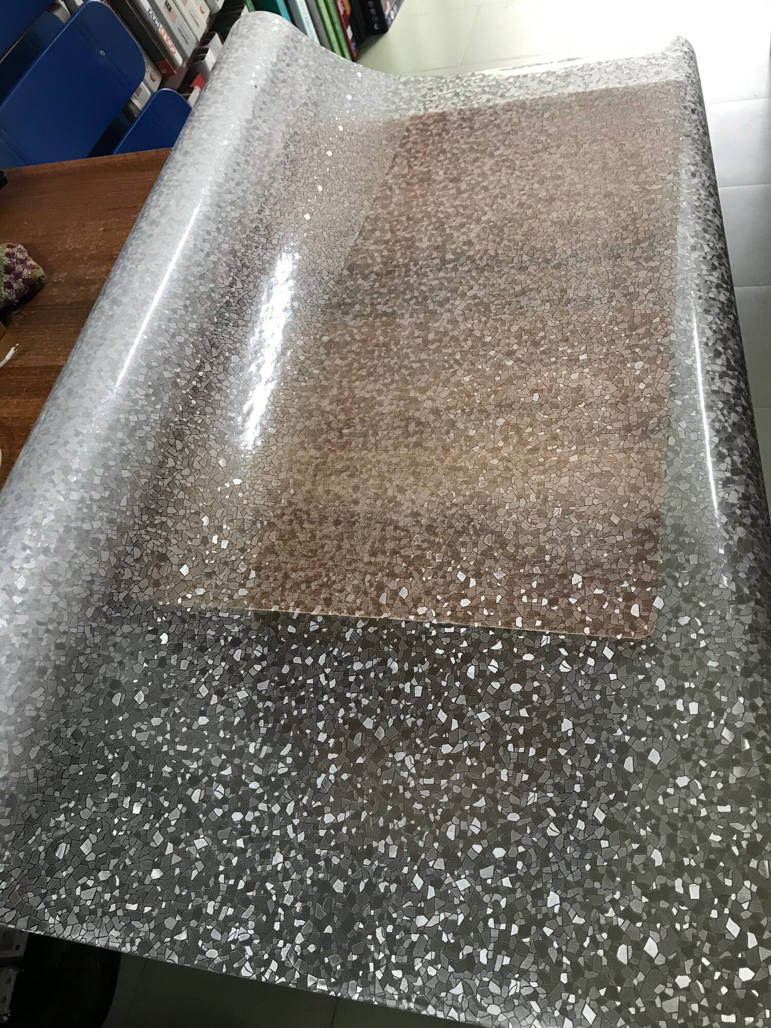 [Combo 90cm*5m] Tấm phim dán cửa sổ đá sỏi 5D keo sẵn bóc dán