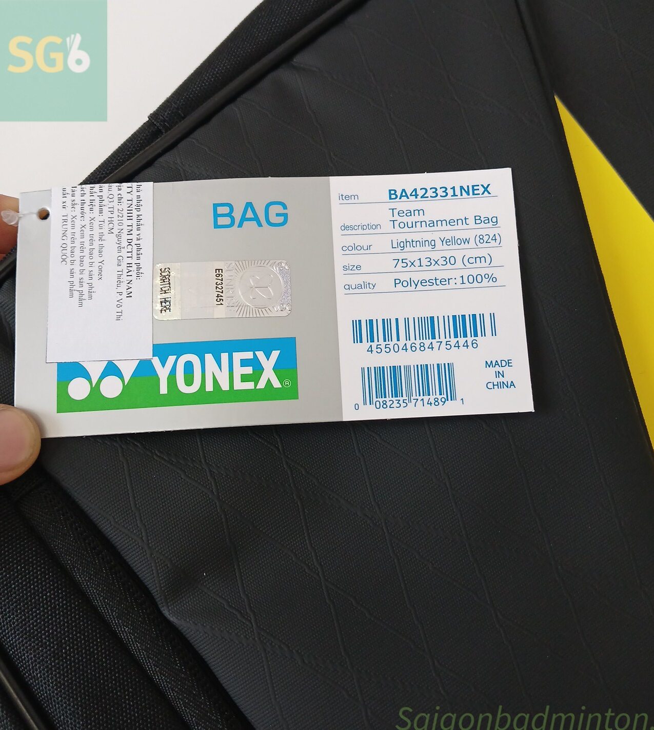 Bao vợt cầu lông Yonex BA42331NEX { CHÍNH HÃNG }