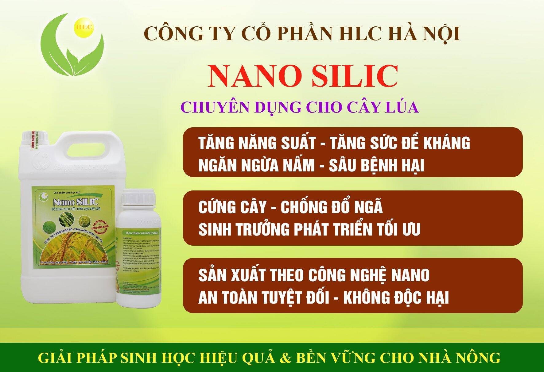 CHẾ PHẨM NANO SILIC HLC