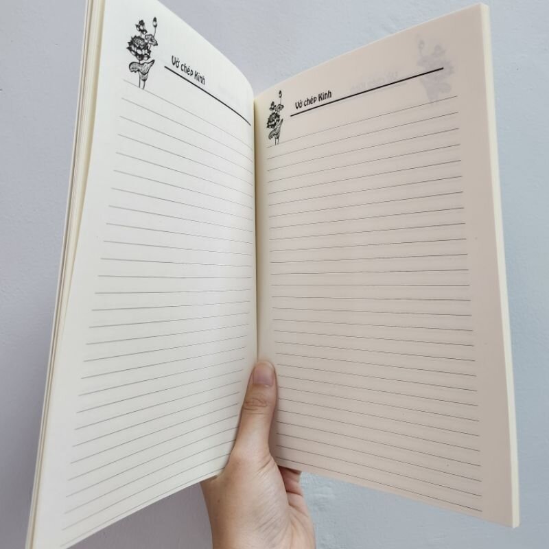 Vở chép kinh các loại (Vở trắng)