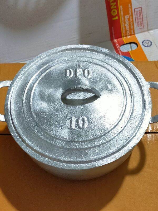 nồi gang đúc thủ công số 10 dk21cm