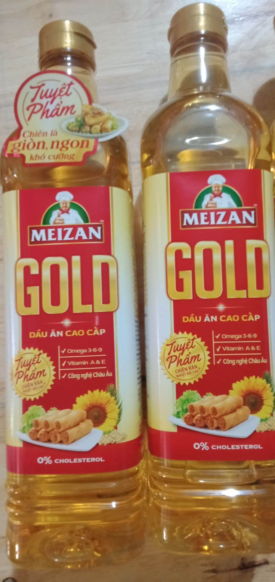 combo 2 chai dầu ăn meizan gold x 1lít mỗi chai