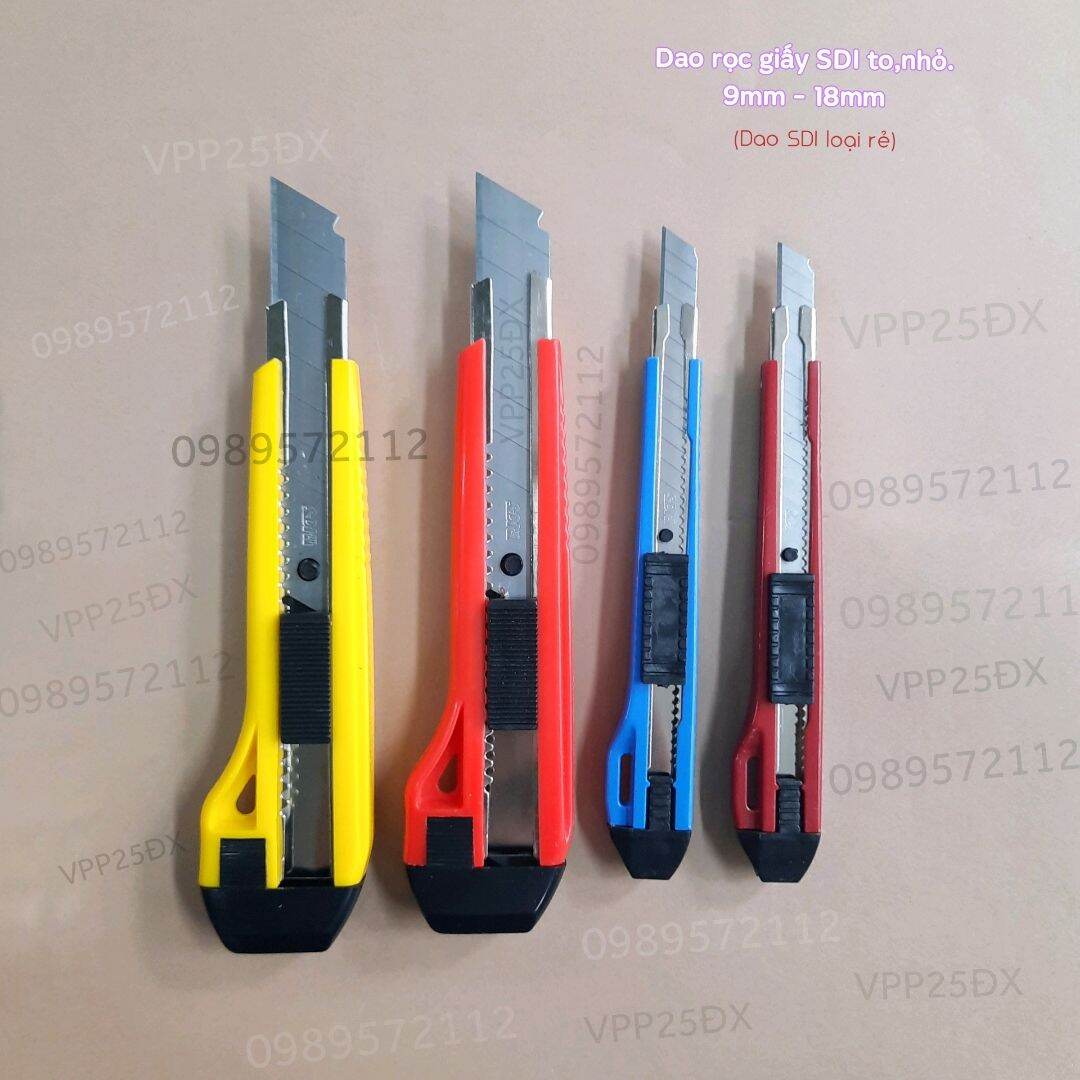 Dao trổ-Dao dọc giấy SDI to,bé kèm lưỡi thay thế. (1 cái)