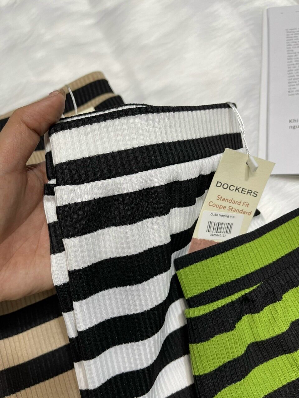 Quần thun legging sọc hàng đẹp