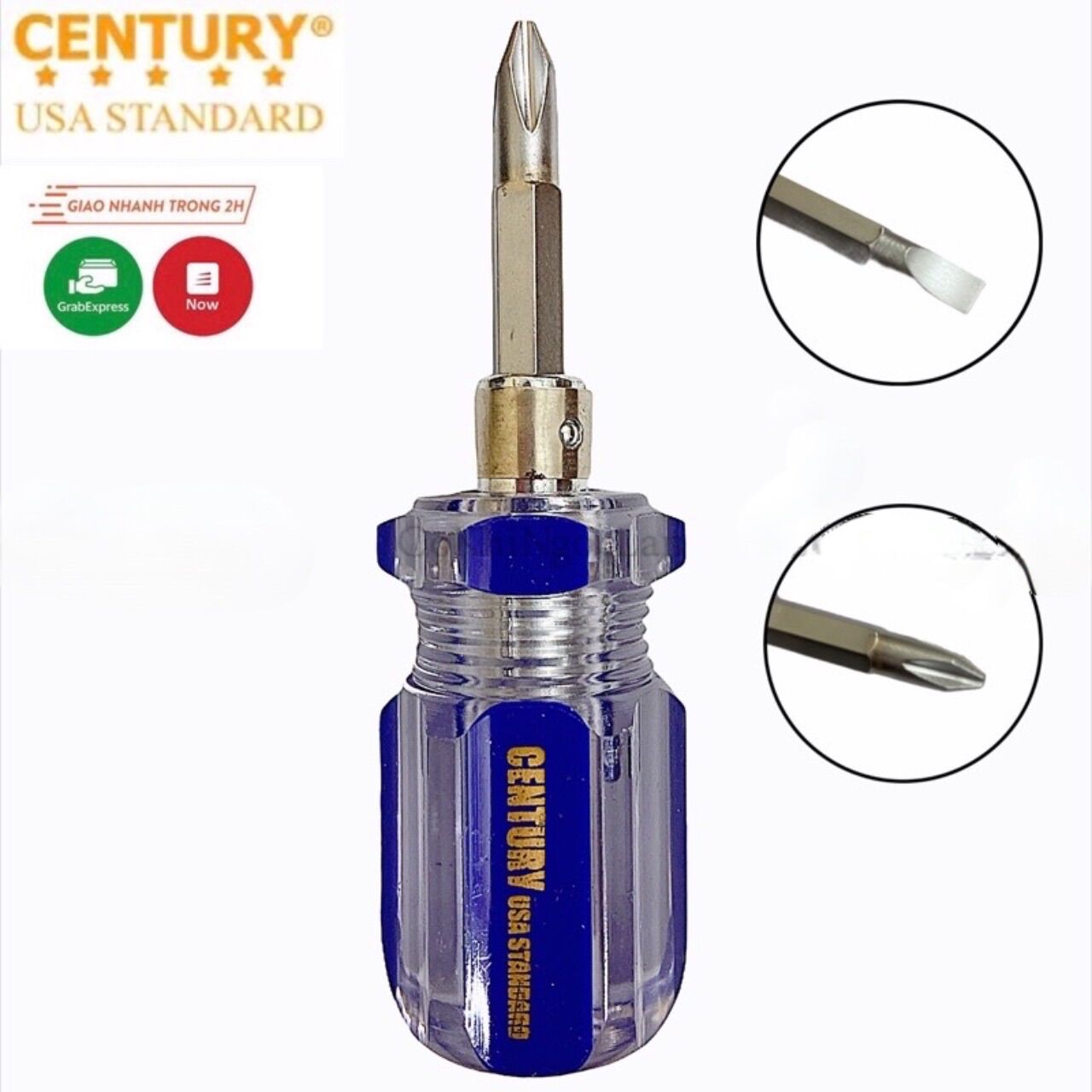 Tua vít - tuốc nơ vít lùn 2 đầu đa năng century usa