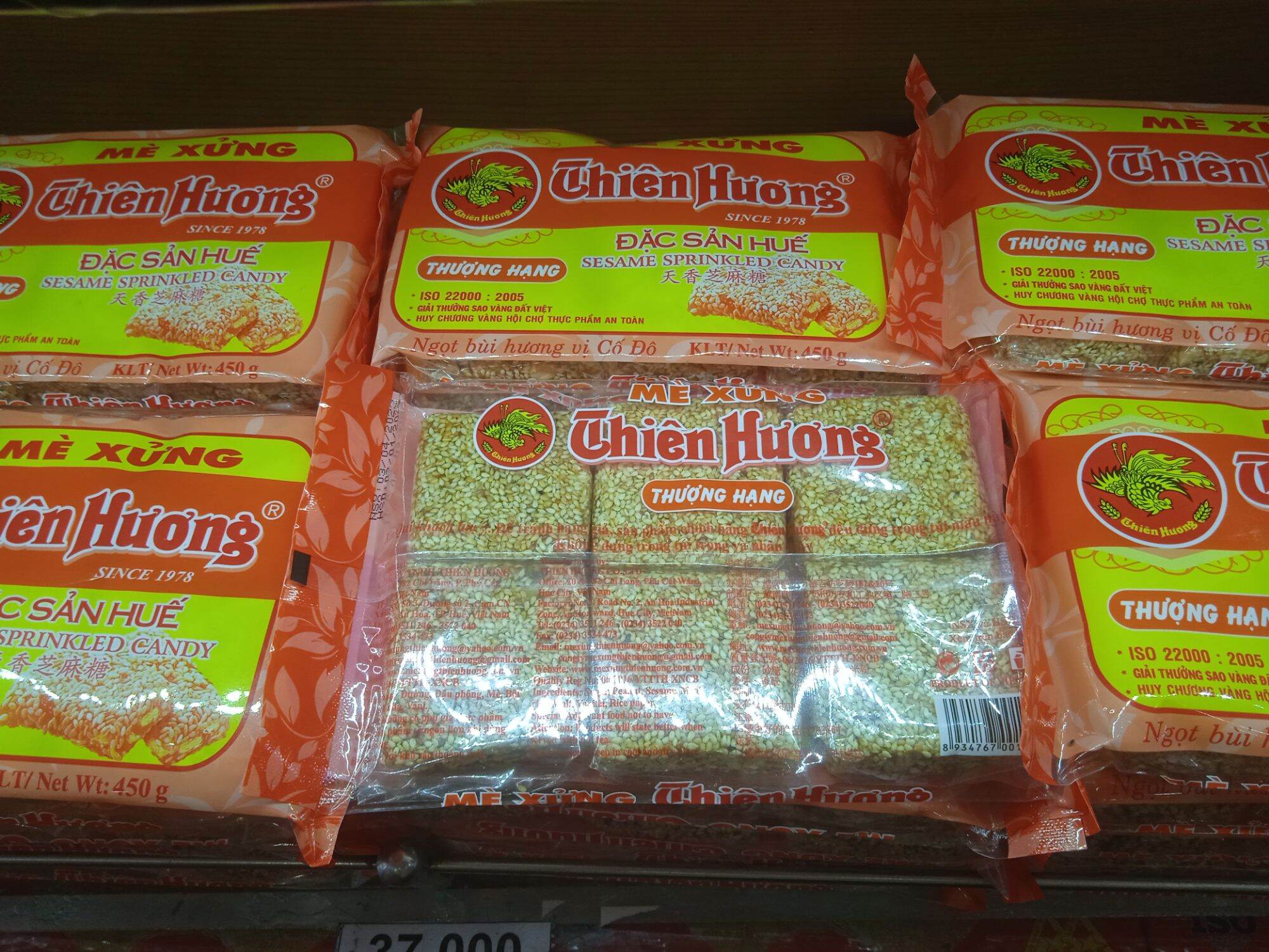 ( Chính hãng ) Mè xửng dẻo túi 450g
